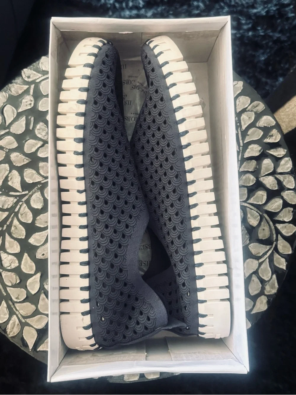Mesh slip on ILSE JACOBSEN loafers